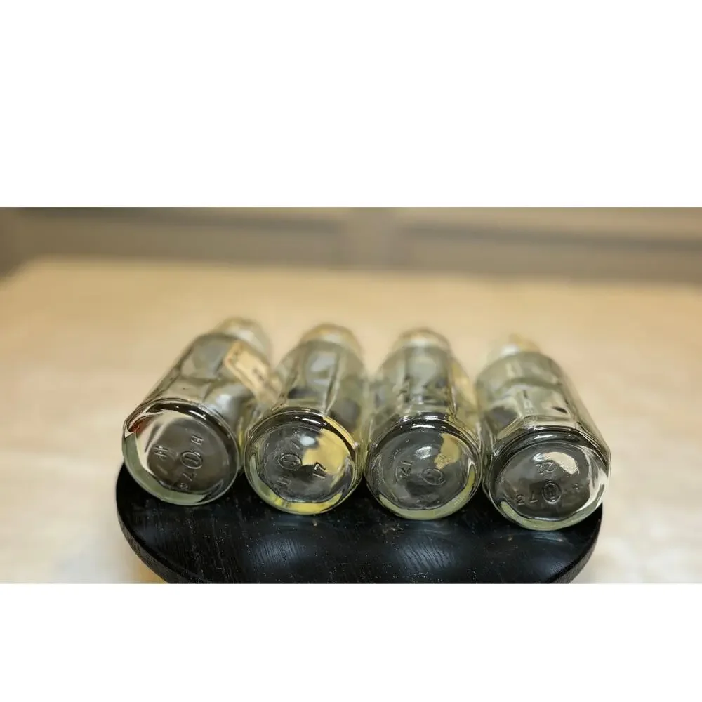 Vintage Retro 70s Spice Bottles Apothecary Glass Bottles Boho Country‎ Primitive